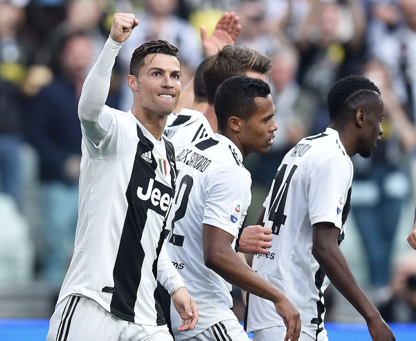 Juventus, 5 hafta kala şampiyonluğunu ilan etti Ronaldo tarihe geçti