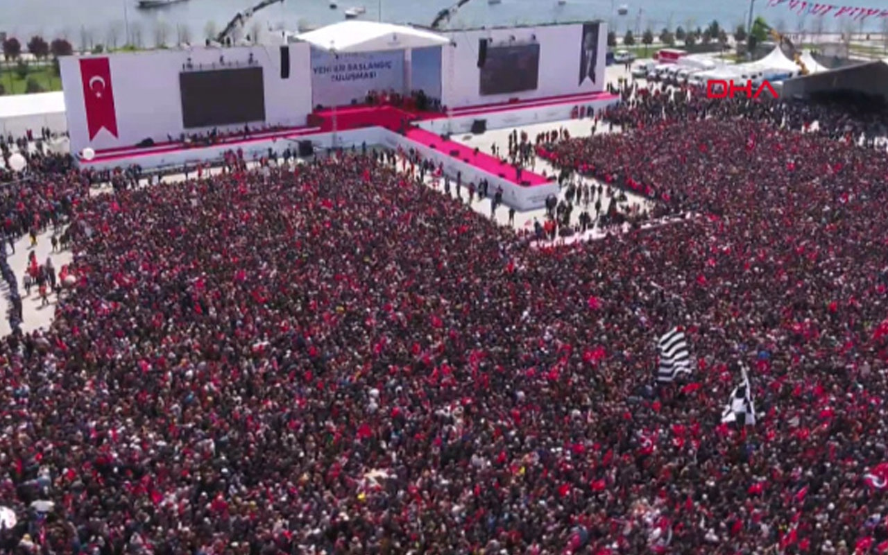 Maltepe'de Ekrem İmamoğlu mitingi