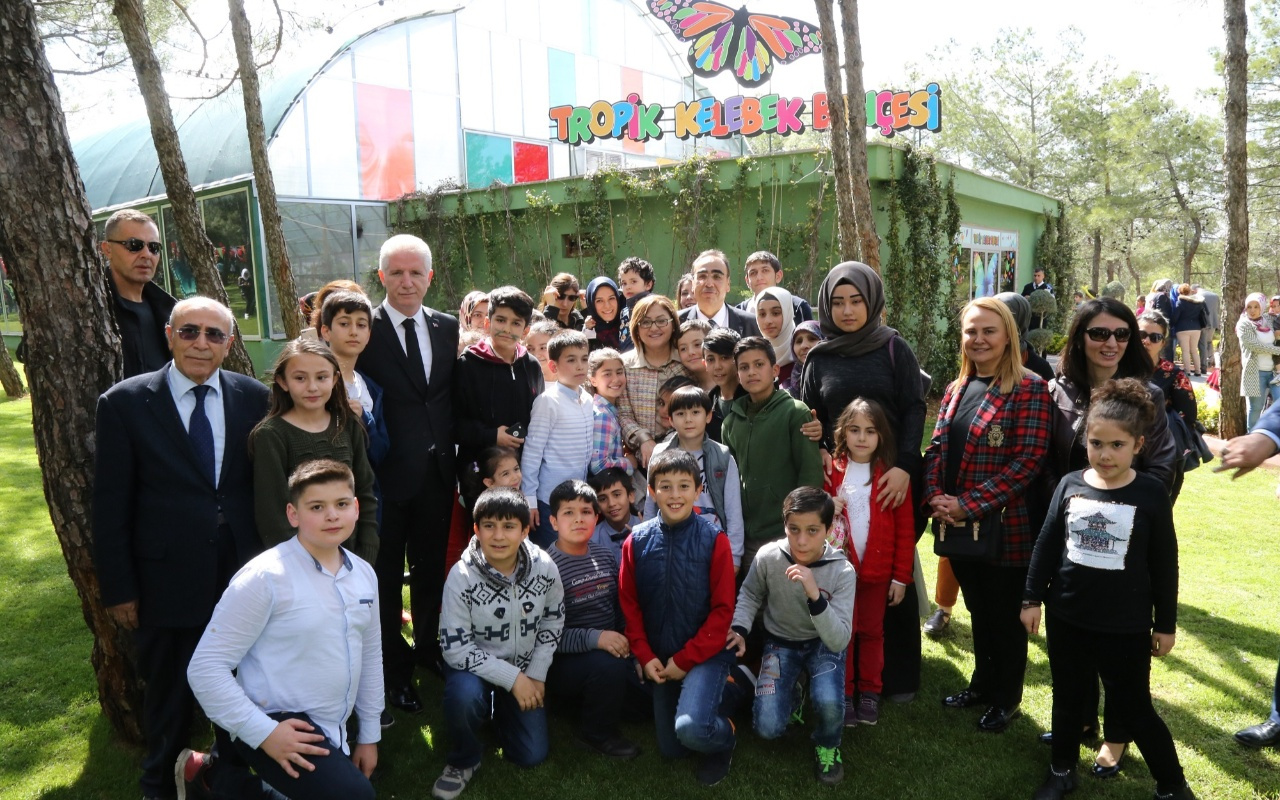 Gaziantep'te Tropik Kelebek Bahçesi açıldı