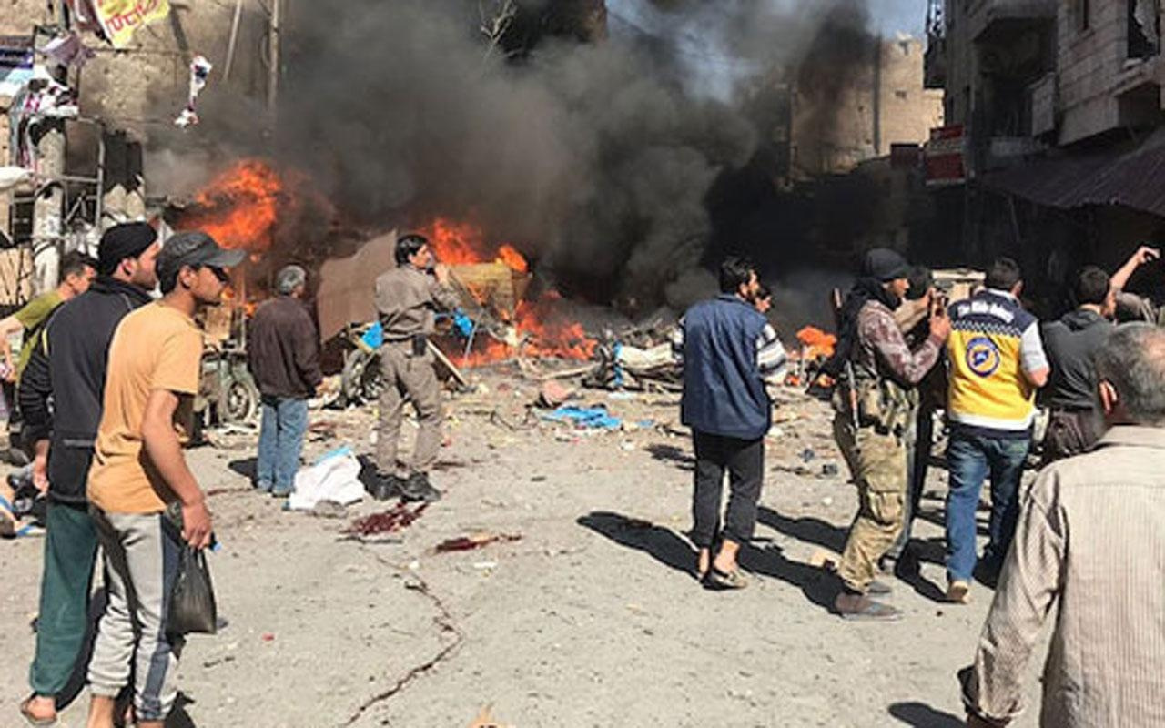 Suriye'nin İdlib kentinde patlama! Çok sayıda ölü var
