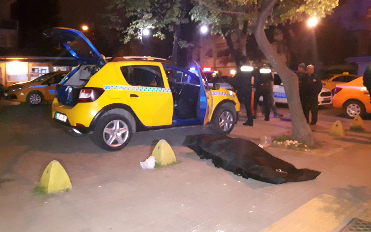 Bakırköy’de ticari takside bir kişi hayatını kaybetti