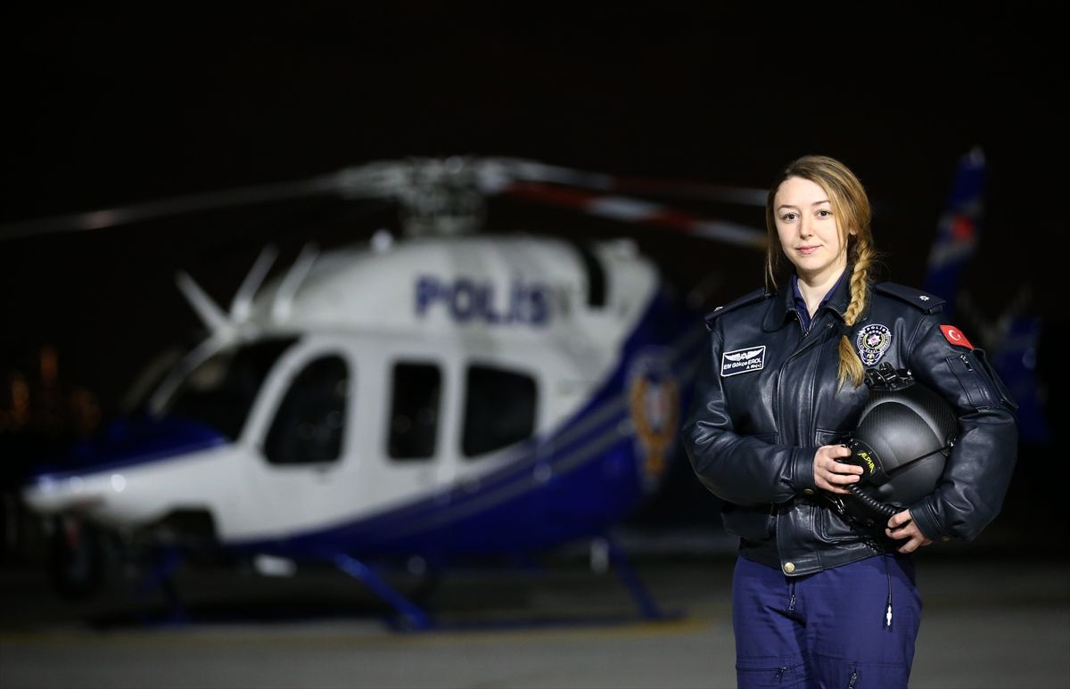 Emniyetin ilk kadın helikopter pilotunun yeni hedefi