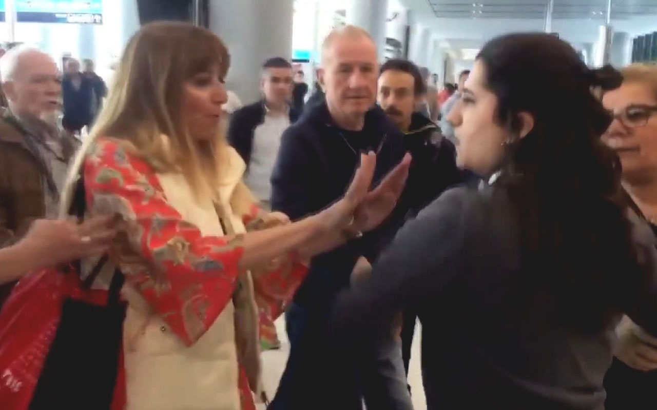 Havalimanında görevliye hakaret eden kadın kim? Funda Esenç'in gerçek hali