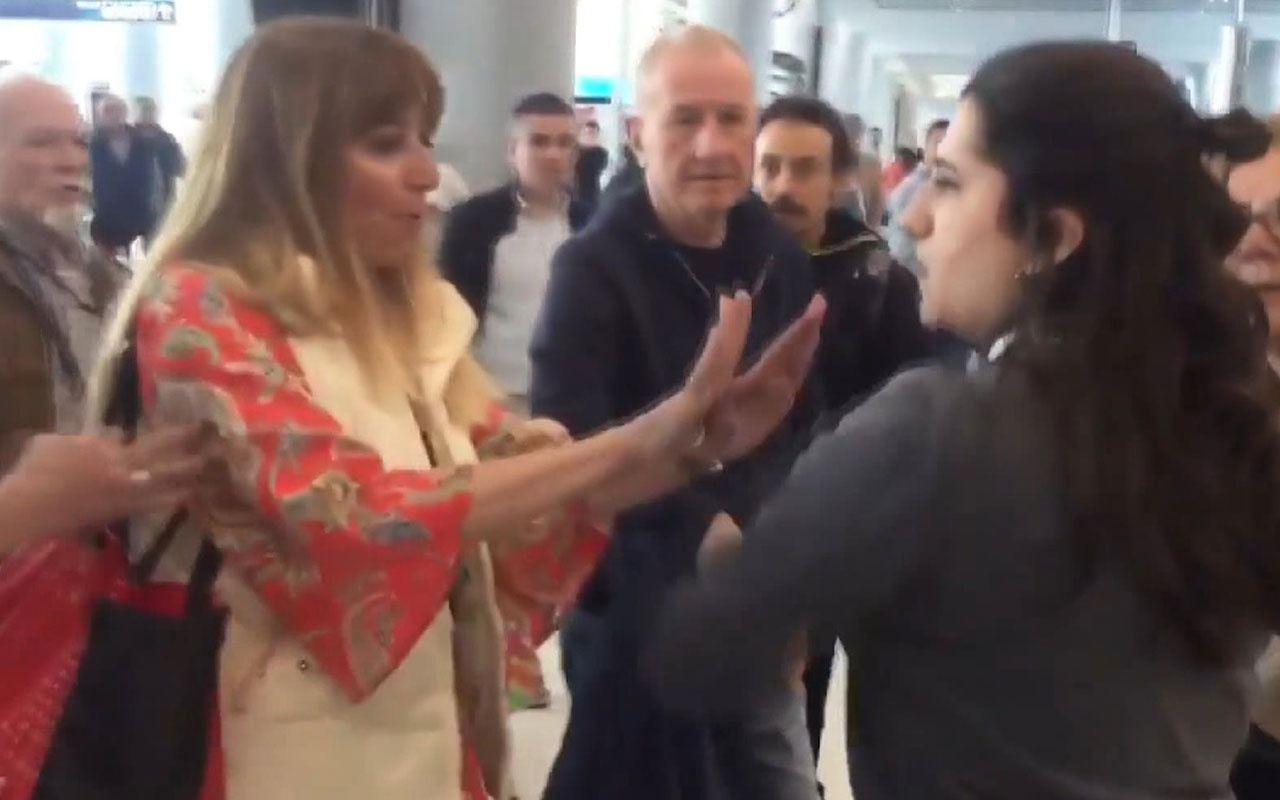 İstanbul Havalimanı'nda görevliye hakaret görüntüleri şoke etti