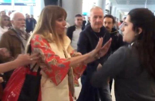 Gökhan Özoğuz'dan havalimanındaki o kadına tepki!