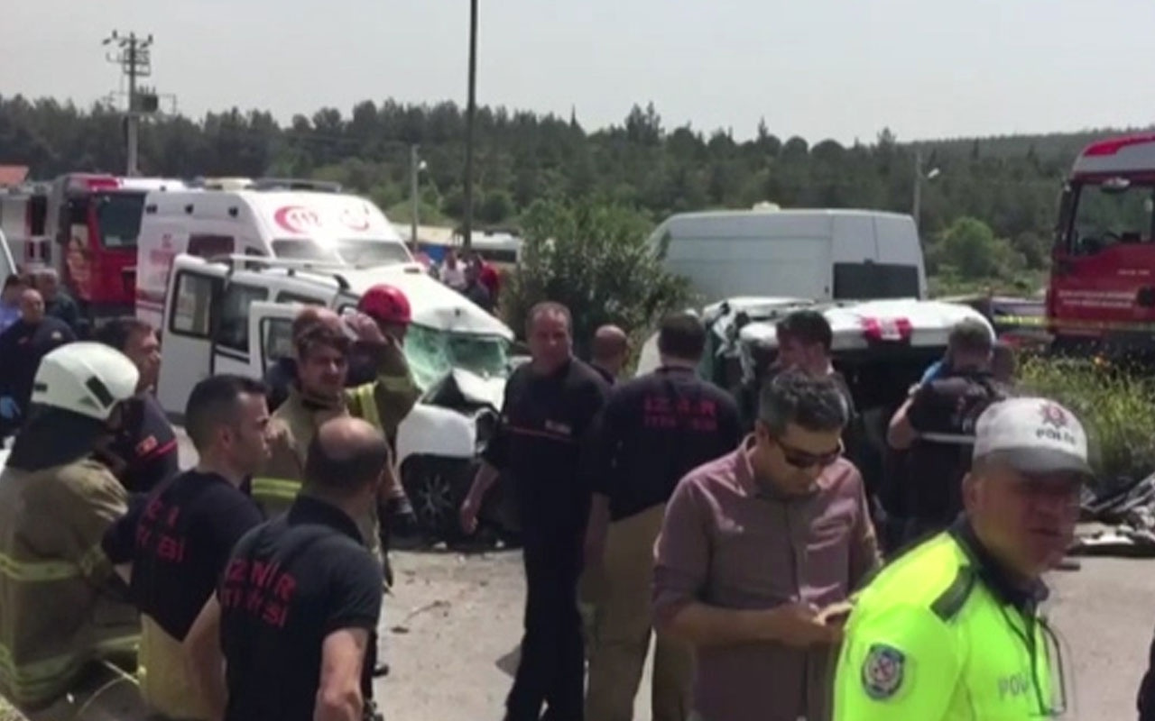 İzmir Buca'da trafik kazası: 7 ölü