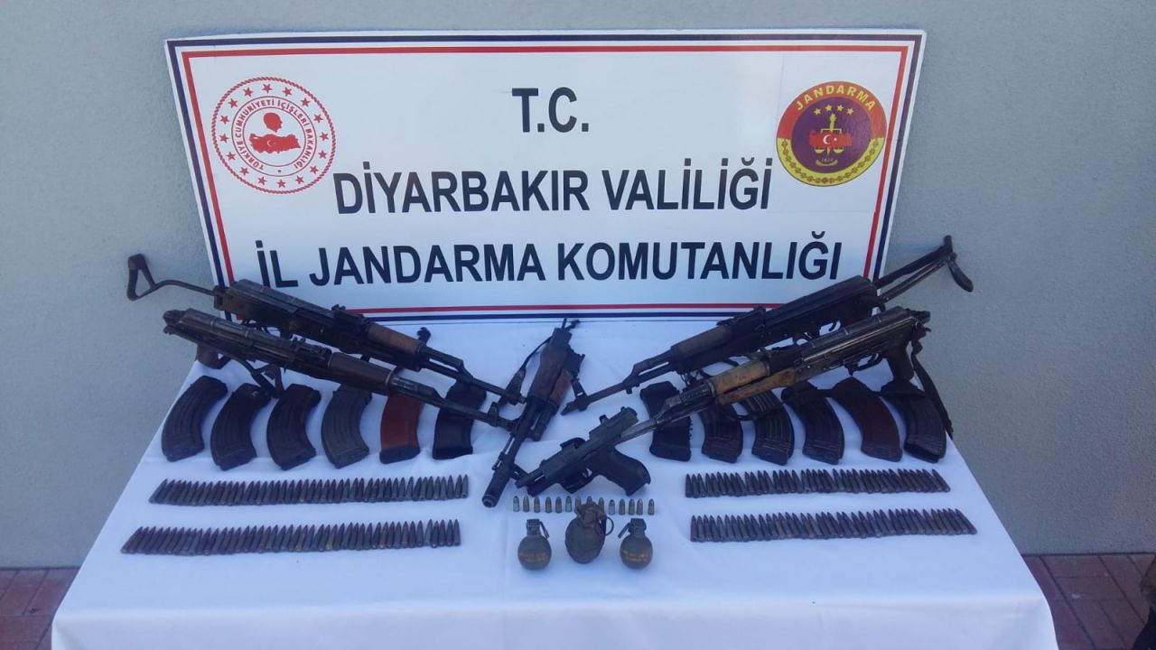 5 PKK'lının öldürüldüğü Lice'den 21 sığınak fotoğrafı yayınlandı