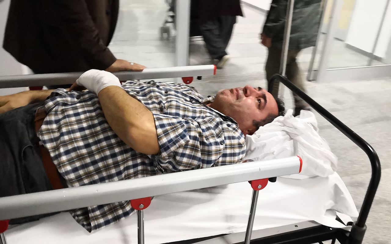 Aksaray polis okulunda korkutan kaza 2 yaralı