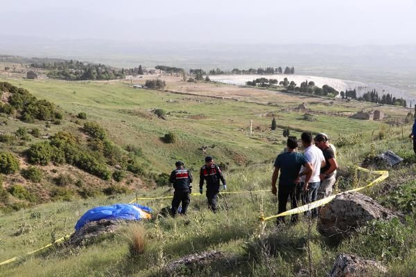 Denizli'de yamaç paraşütü kazası 1 ölü