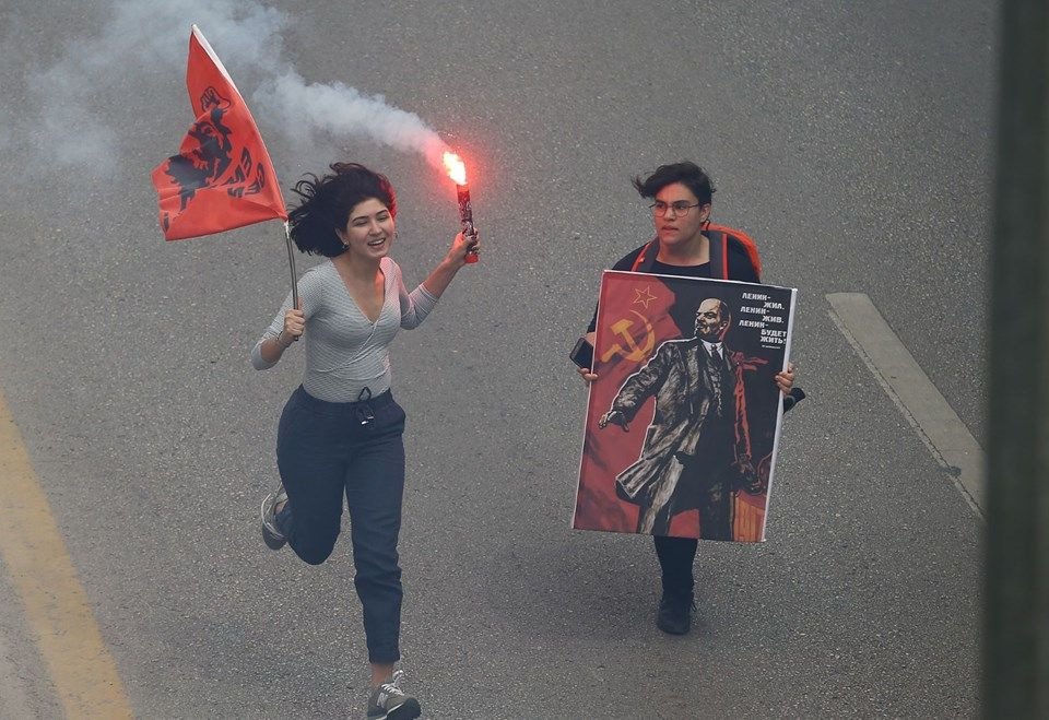 1 Mayıs İşçi Bayramı’ndan çok renkli kareler….