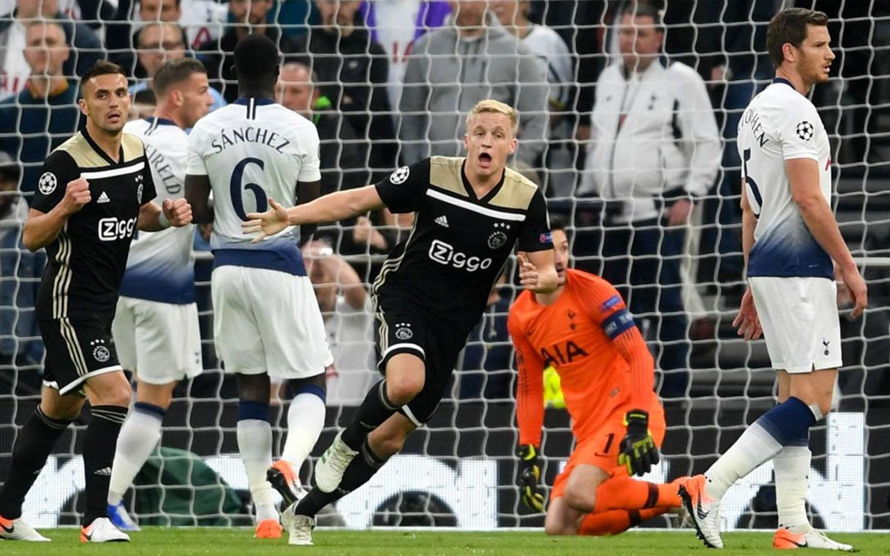 Real'i Juventus'u Tottenham'ı tokatladı Ajax finale göz kırptı