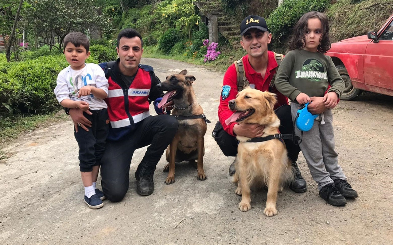 Rize'de kaybolan iki çocuk bulundu