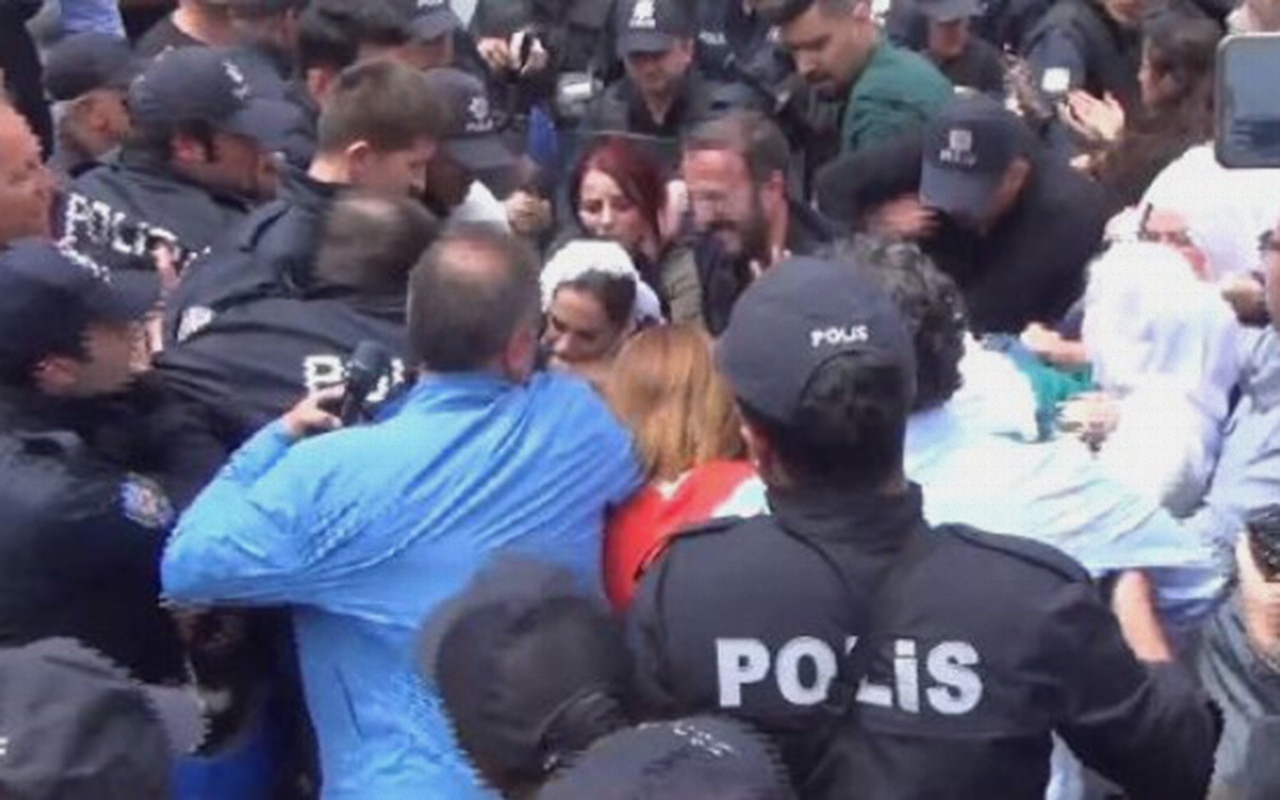 HDP'li Remziye Tosun polisin kolunu ısırdı