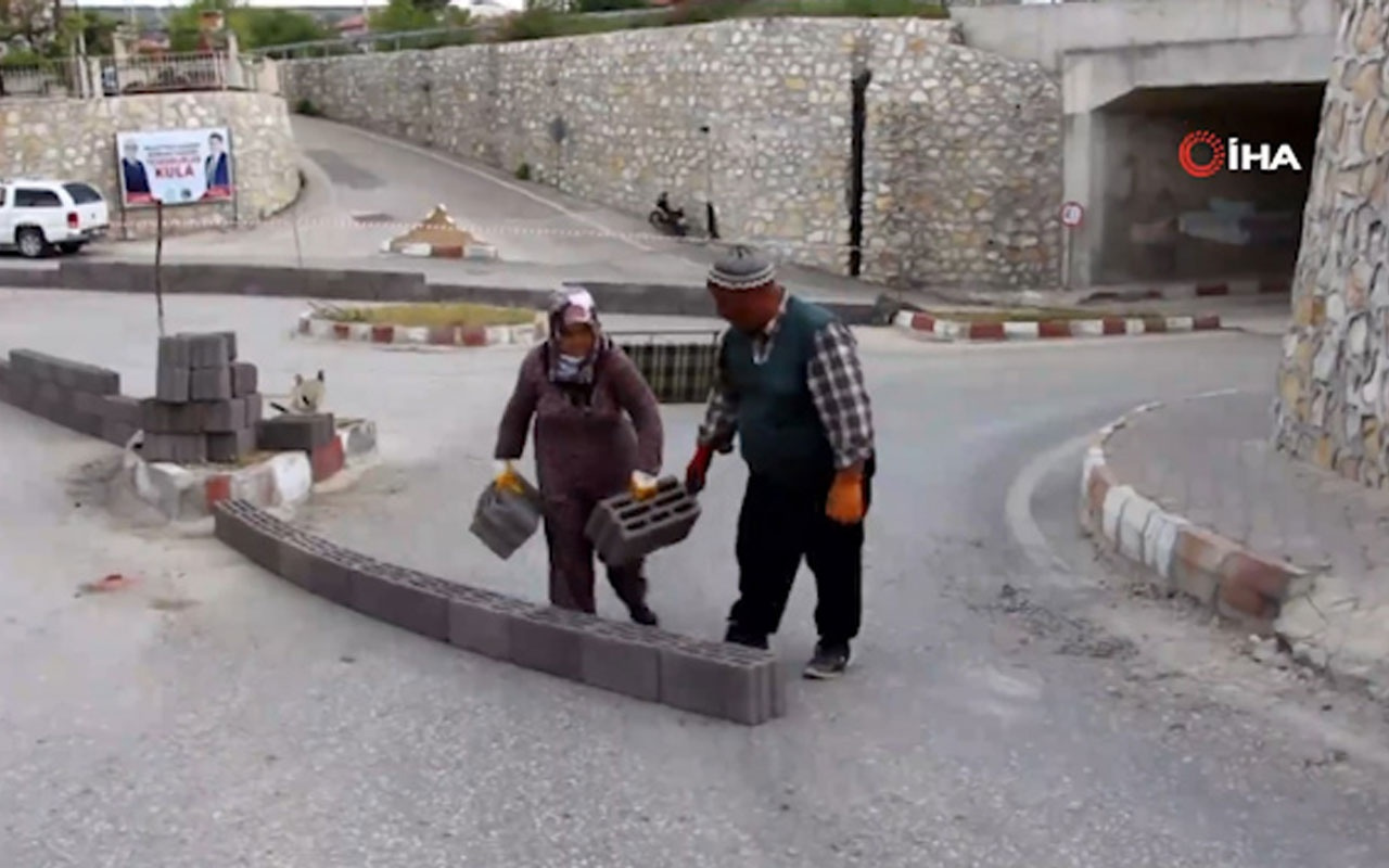 'Tapulu malım' dediği alt geçidi trafiğe kapattı