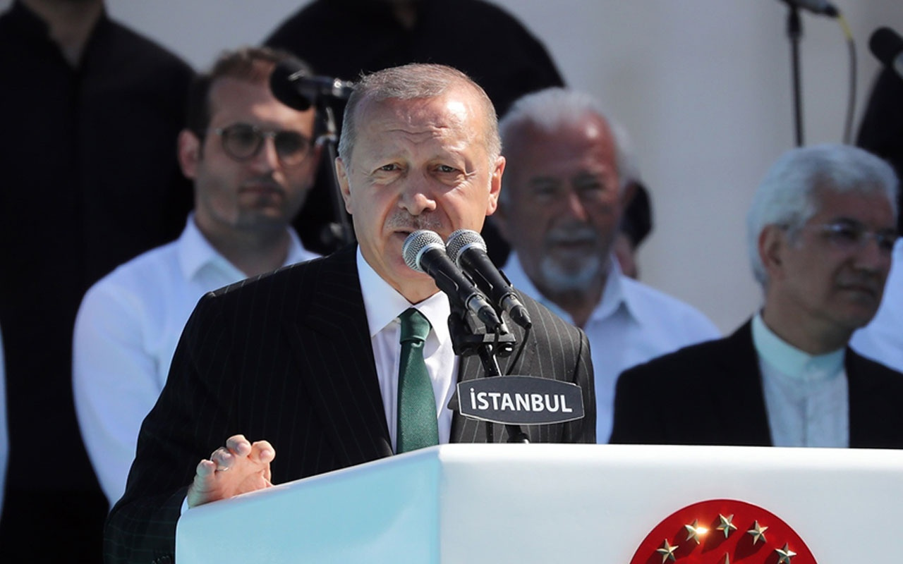 Cumhurbaşkanı  Erdoğan ALibeyköy Cami açılışında açıklamalar