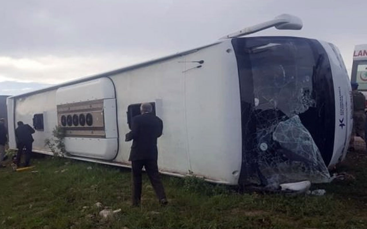 Tokat'ta yolcu otobüsü devrildi: 7 ölü, 30 yaralı