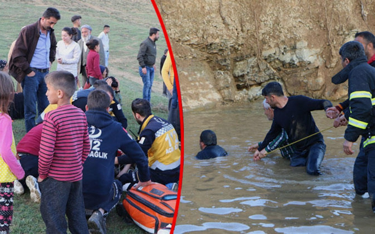 Hakkari'de gölete giren amca çocukları boğuldu
