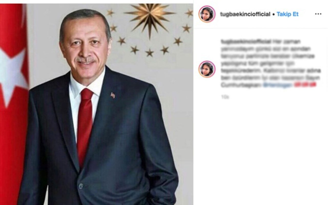 Tuğba Ekinci Cumhurbaşkanı Erdoğan'dan özür diledi!