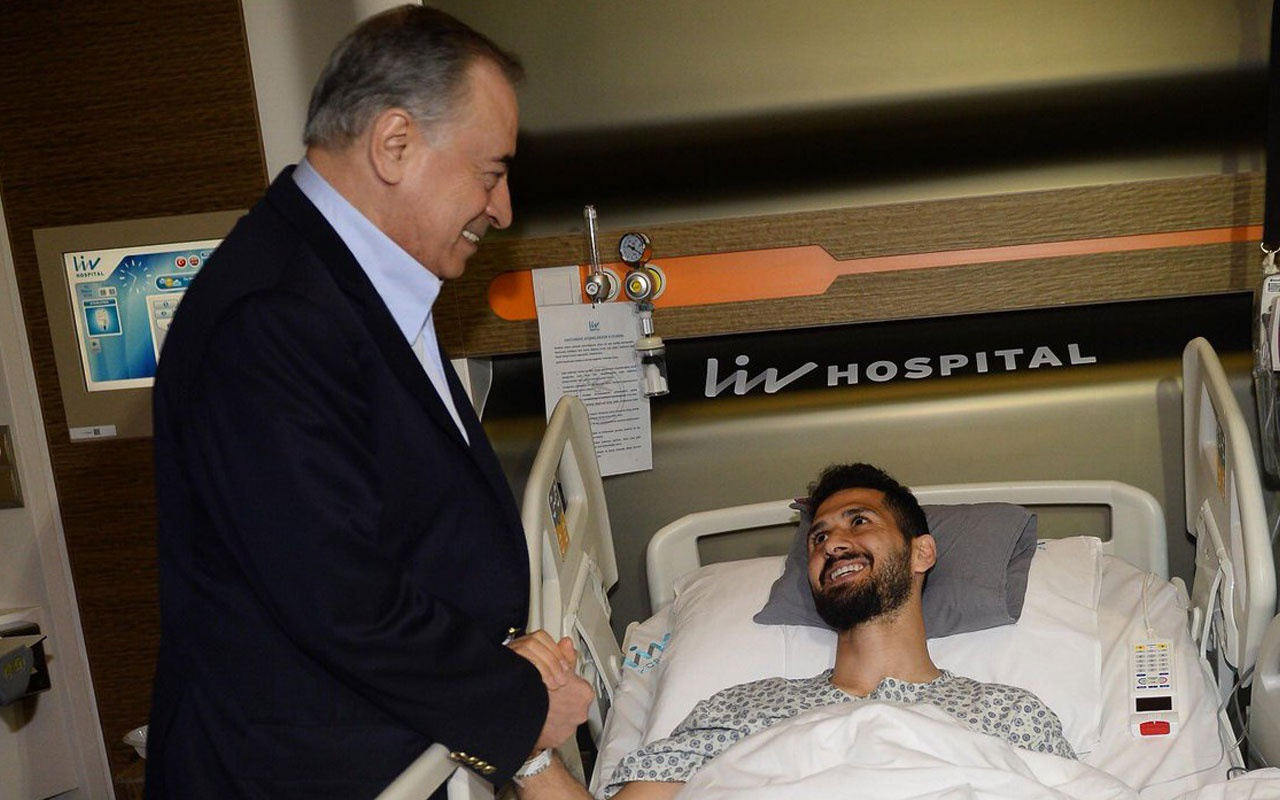 Mustafa Cengiz'den Emre Akbaba'ya ziyaret