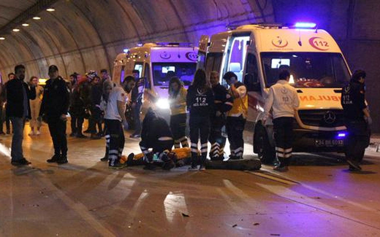 Dolmabahçe Tüneli'nde kaza: 1 ölü
