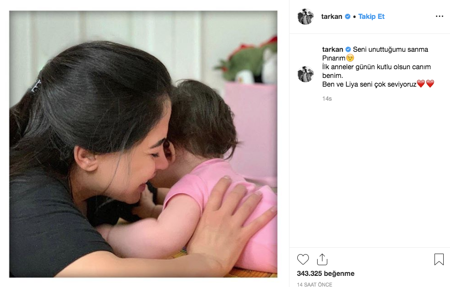 Tarkan ilk defa kızı Liya'nın fotoğrafını paylaştı! Sosyal medya sallandı