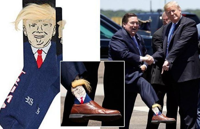 Louisiana Valisi Billy Nungesser'ın Trump çorabı olay oldu!