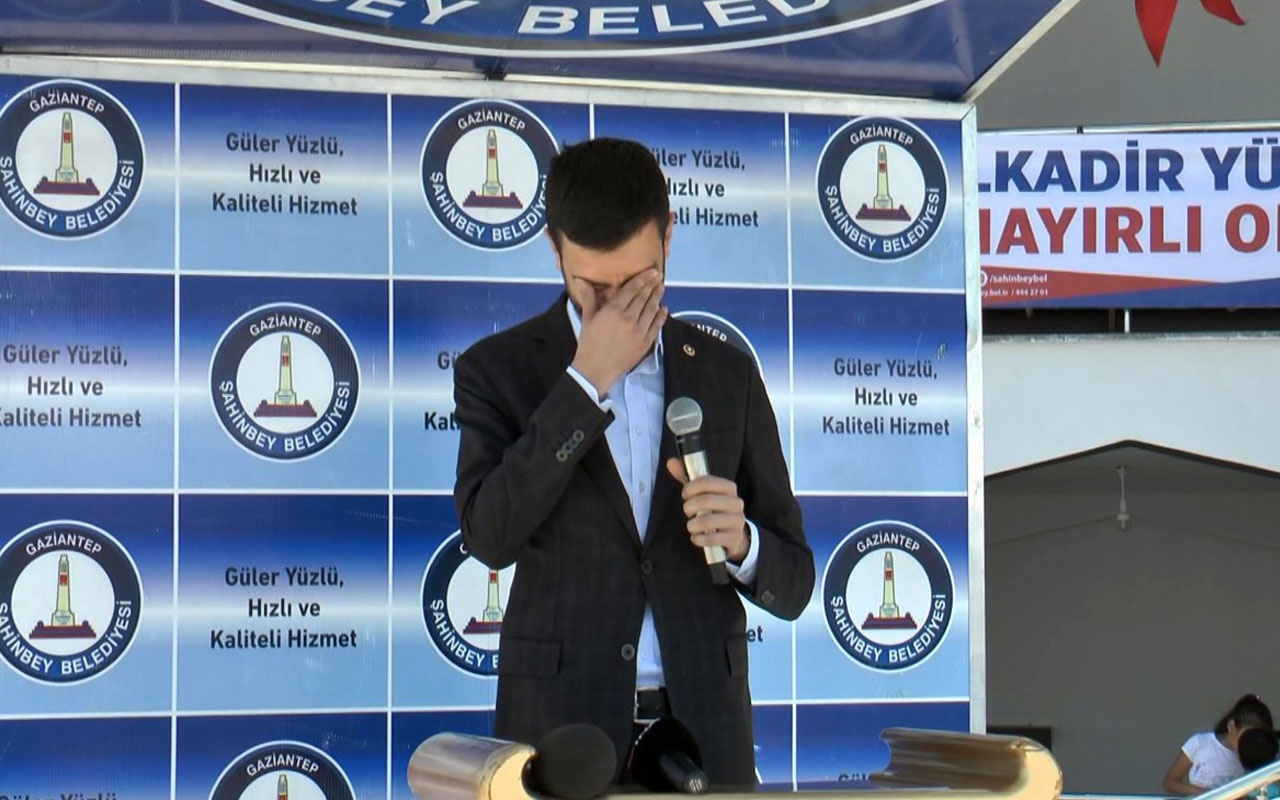 Ak Parti Gaziantep milletvekili Müslüm Yüksel'i hüngür hüngür ağlatan açılış