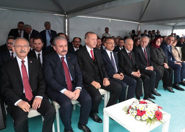 19 Mayıs'ın 100 yıl dönümünde bütün liderler Samsun'da buluştu