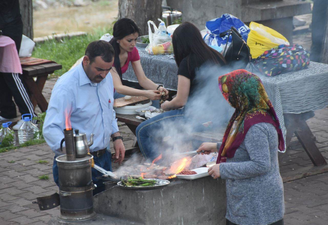 Orman yangını değil mangal dumanı