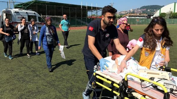 Zonguldak'ta hava ambulansı 1 aylık Eflin bebek için havalandı