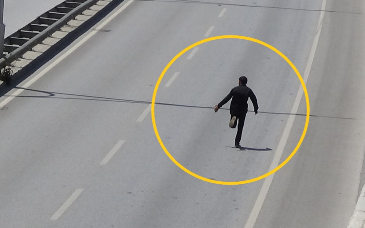 Uşak'ta intihardan vazgeçen adam koşarak kaçtı
