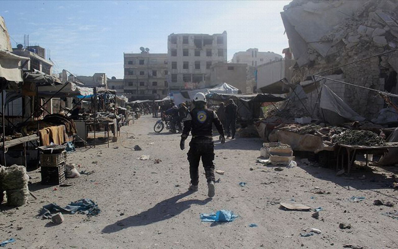 Esed rejimi pazara saldırdı 4 ölü 40'dan fazla yaralı