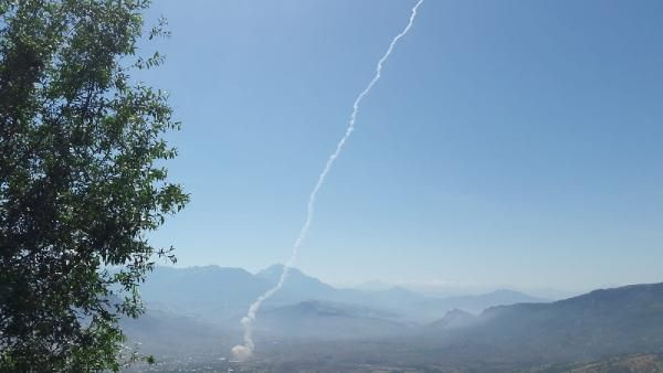 Hakkari'de PKK hedefleri böyle vuruldu sıcak görüntüler