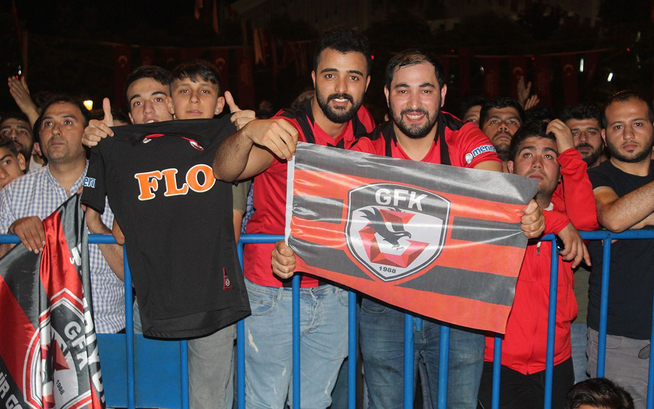 Gaziantep'te Süper Lig sevinci