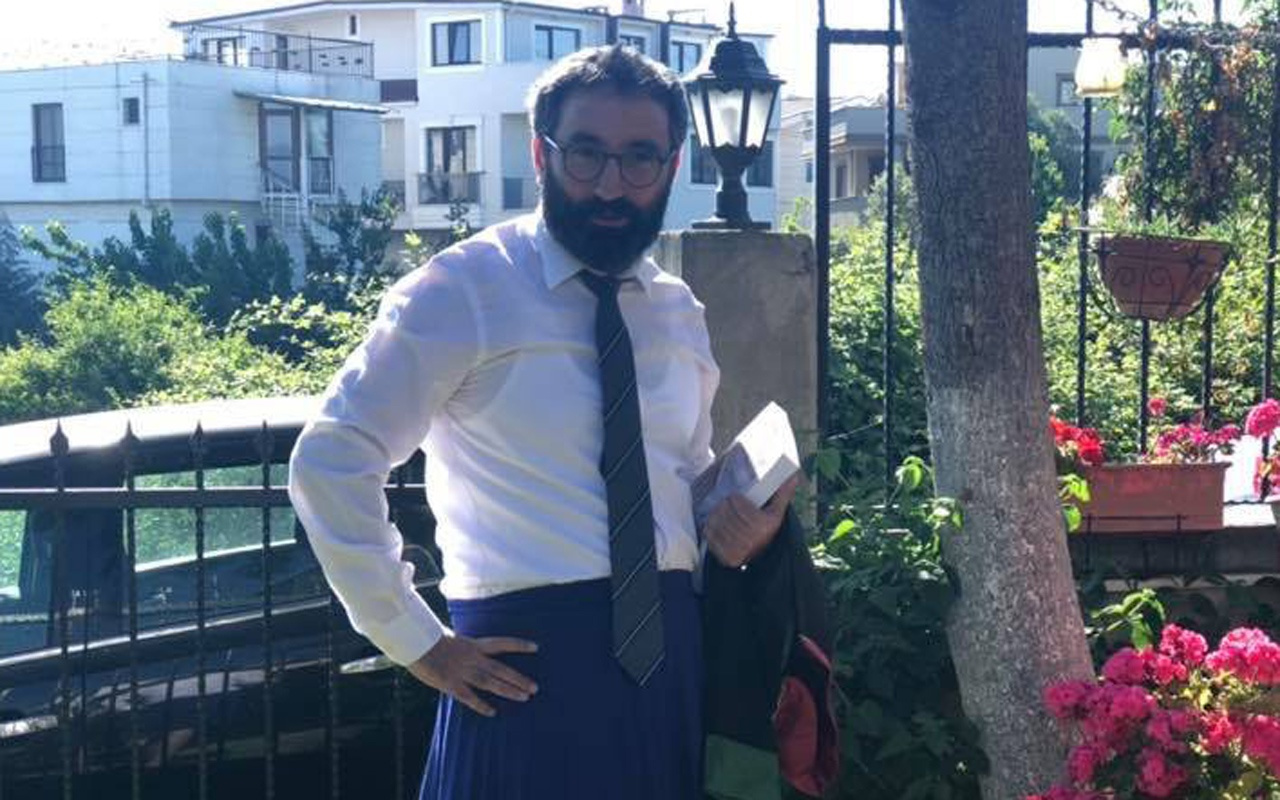 Avukat İbrahim Karslı etek giyip Tuğçe Çetin'e destek verdi ortalık yıkıldı