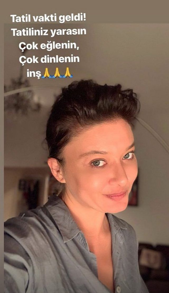 Nurgül Yeşilçay hem oyunculuğunu sergiledi hem güldürdü!