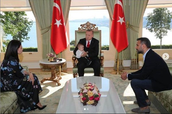 Alişan ve Buse Varol Cumhurbaşkanı Erdoğan'a ziyarete gitti