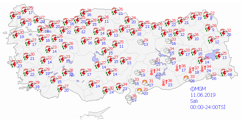 Meteoroloji uyardı: Gök gürültülü sağanak yağış yolda