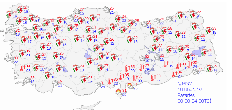 Meteoroloji uyardı: Gök gürültülü sağanak yağış yolda