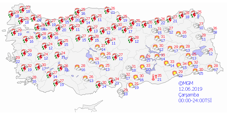 Meteoroloji uyardı: Gök gürültülü sağanak yağış yolda