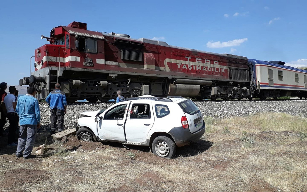 Elazığ'da tren kazası 1 ölü 2 yaralı