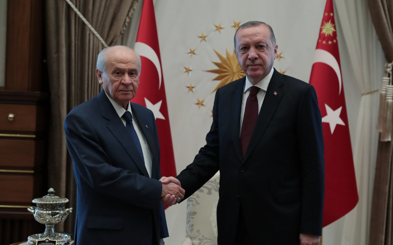 Erdoğan Bahçeli görüşmesi sona erdi