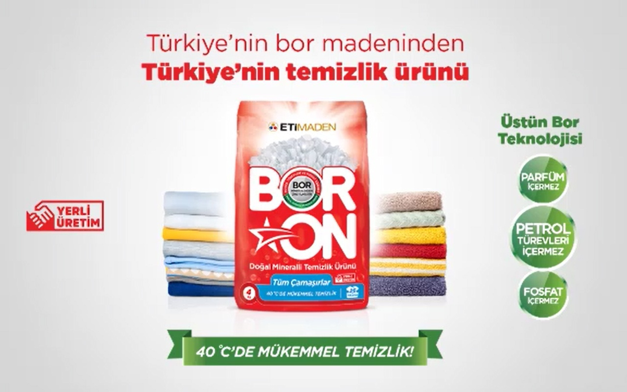Boron Türkiye'nin yeni temizlik markası