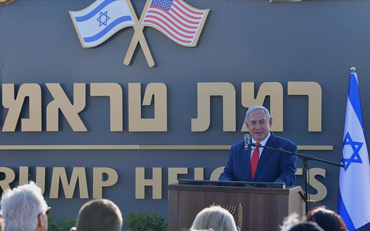 Golan'da 'Ramat Trump' adı verilen yerleşim biriminin temeli atıldı