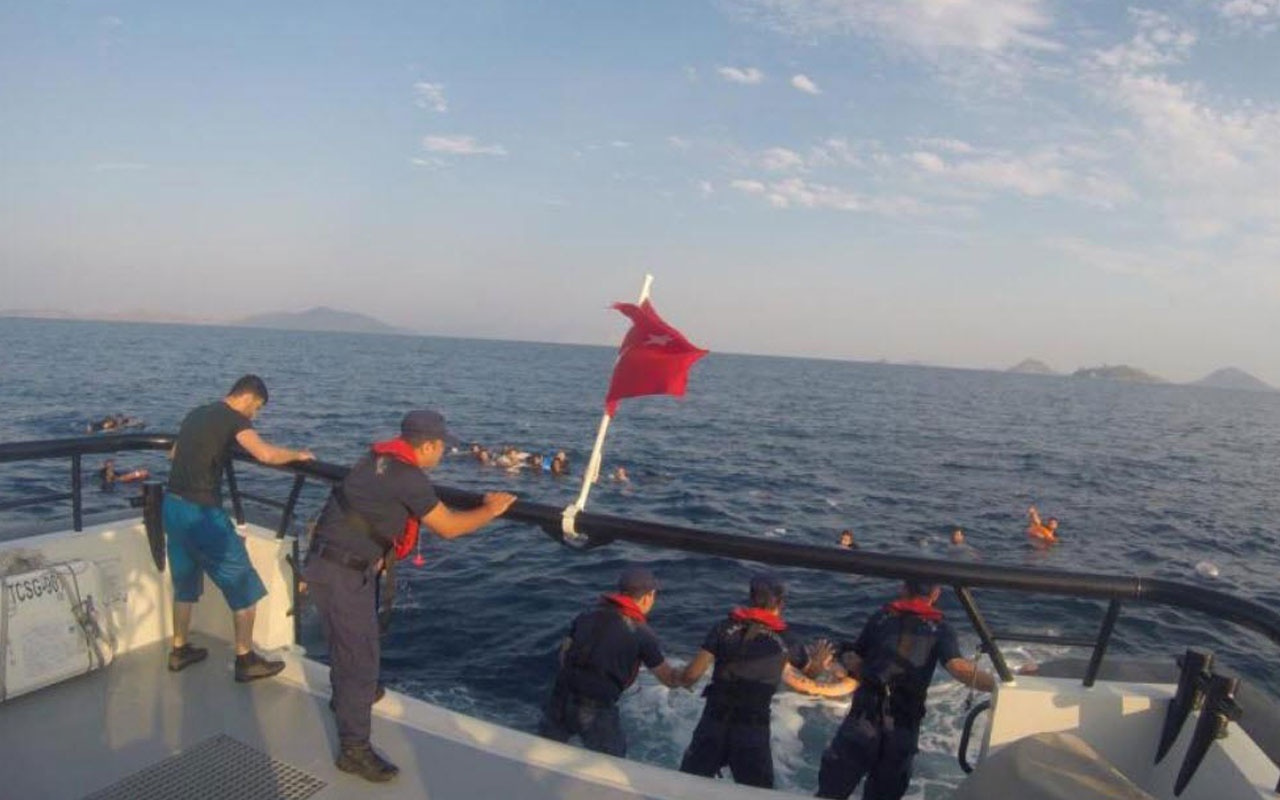 Bodrum'da tekne battı çok sayıda cansız bedene ulaşıldı