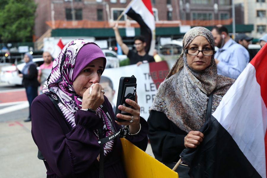 New York'taki müslümanların Muhammed Mursi gözyaşları