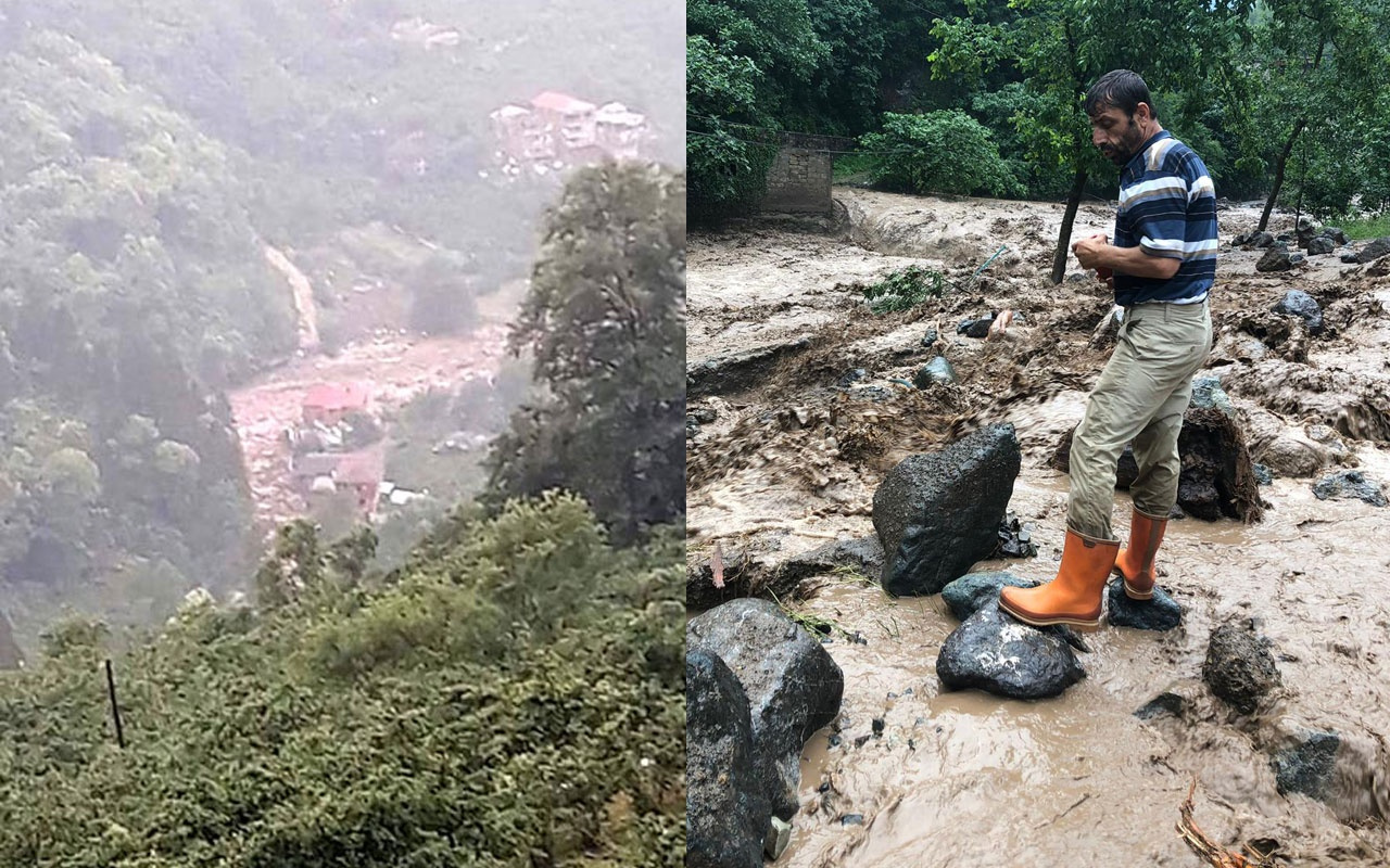 Trabzon’da taşkın: 1 ölü, 1 kayıp, 1 yaralı