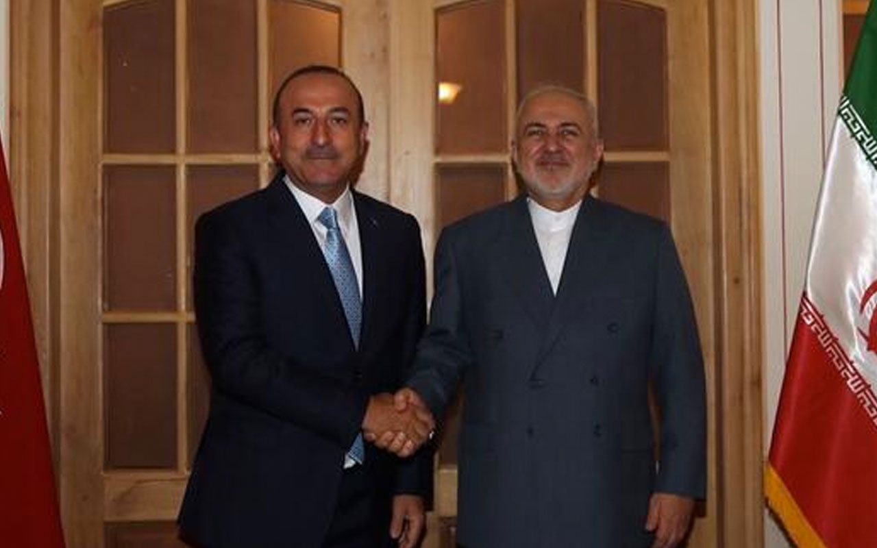 Bakan Mevlüt Çavuşoğlu'dan Cevad Zarif'e ziyaret