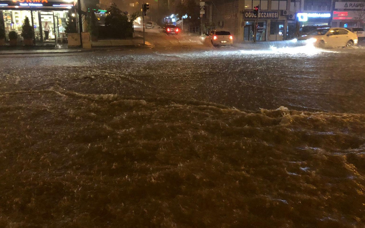 Trabzon'da şiddetli yağış