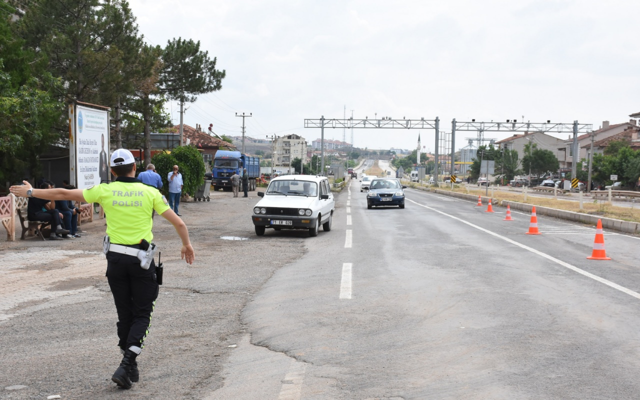 Selde kapanan Kırıkkale-Samsun karayolu trafiğe açıldı